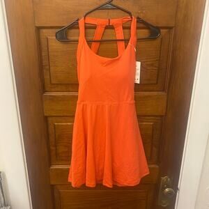 Jafinsy Women's Tennis Dress w/ built in shorts size XS NWT's Orange Pink
